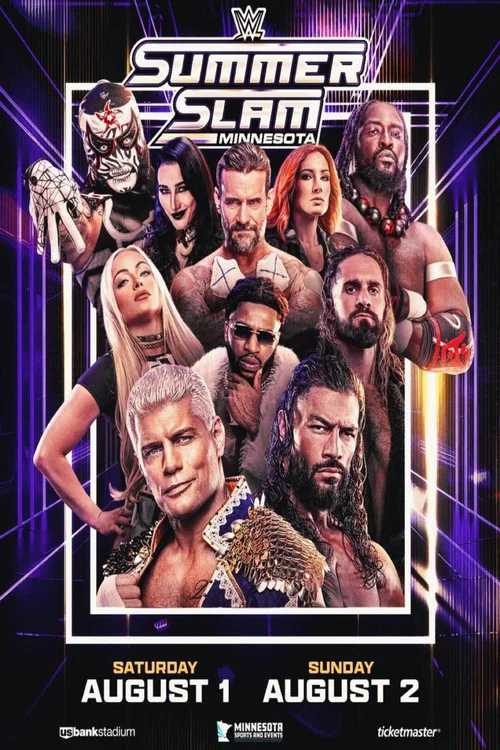 Download WWE SummerSlam {Night 1 & Night 2} Dual Audio [Hindi ORG & English] Full Show 480p | 720p | 1080p WEB-DL (1 & 2 August – 2026)